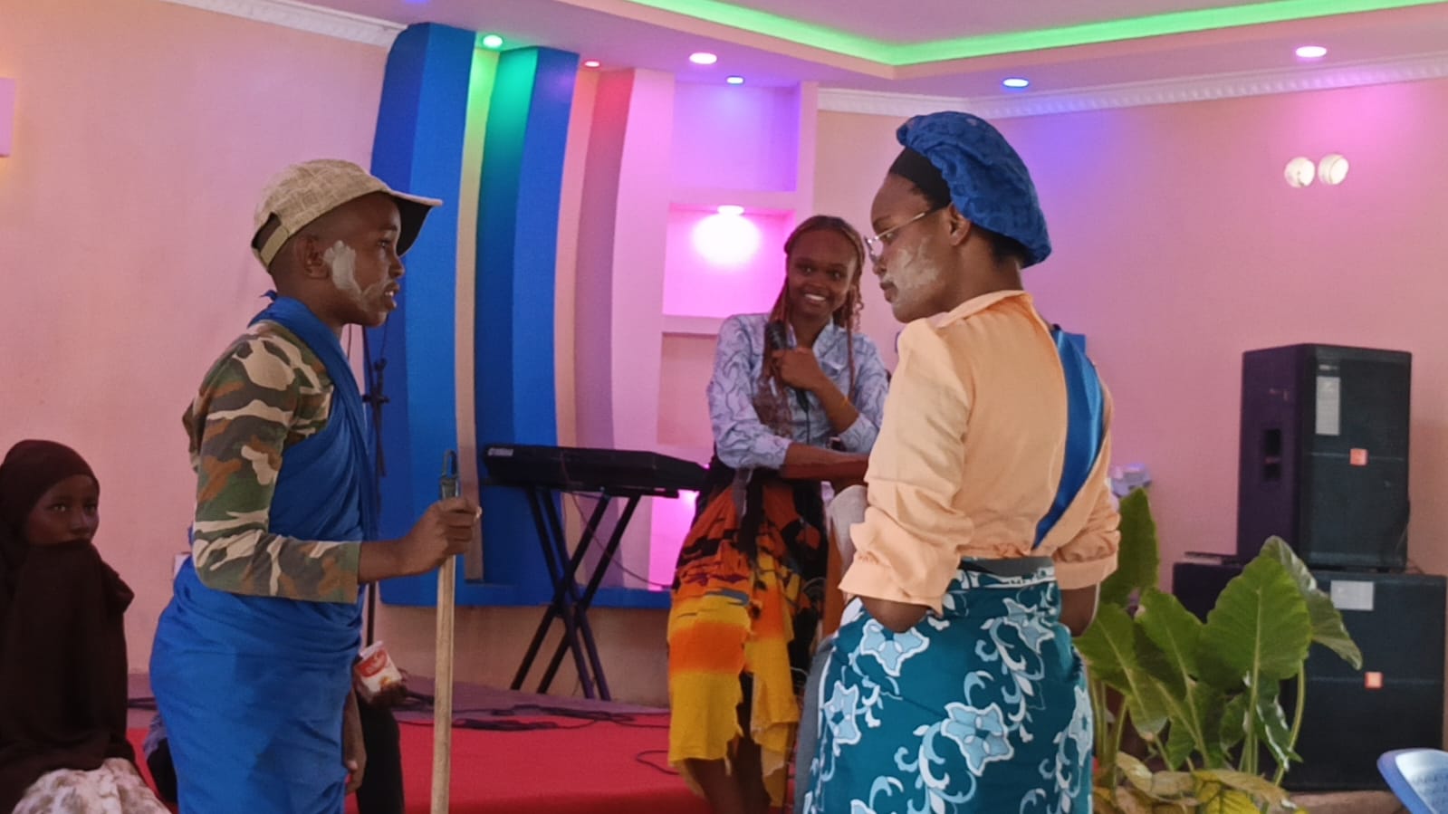 Young performers on stage showcasing their talent